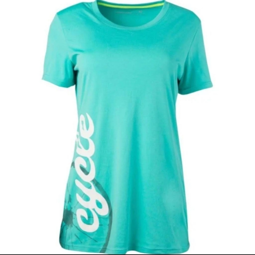 NWOT NISHIKI Cycle Graphic Tee in Mint Sz. L